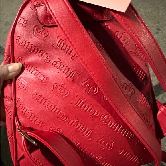 Juicy Couture Monogram Red Mini Backpack - Picture 3 of 3